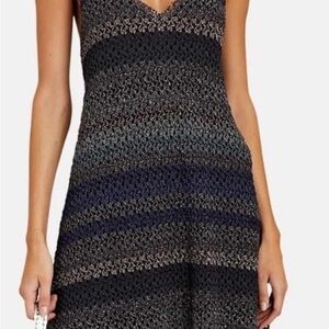 Missoni Black and Gray Fit and Flare Cocktail Dress